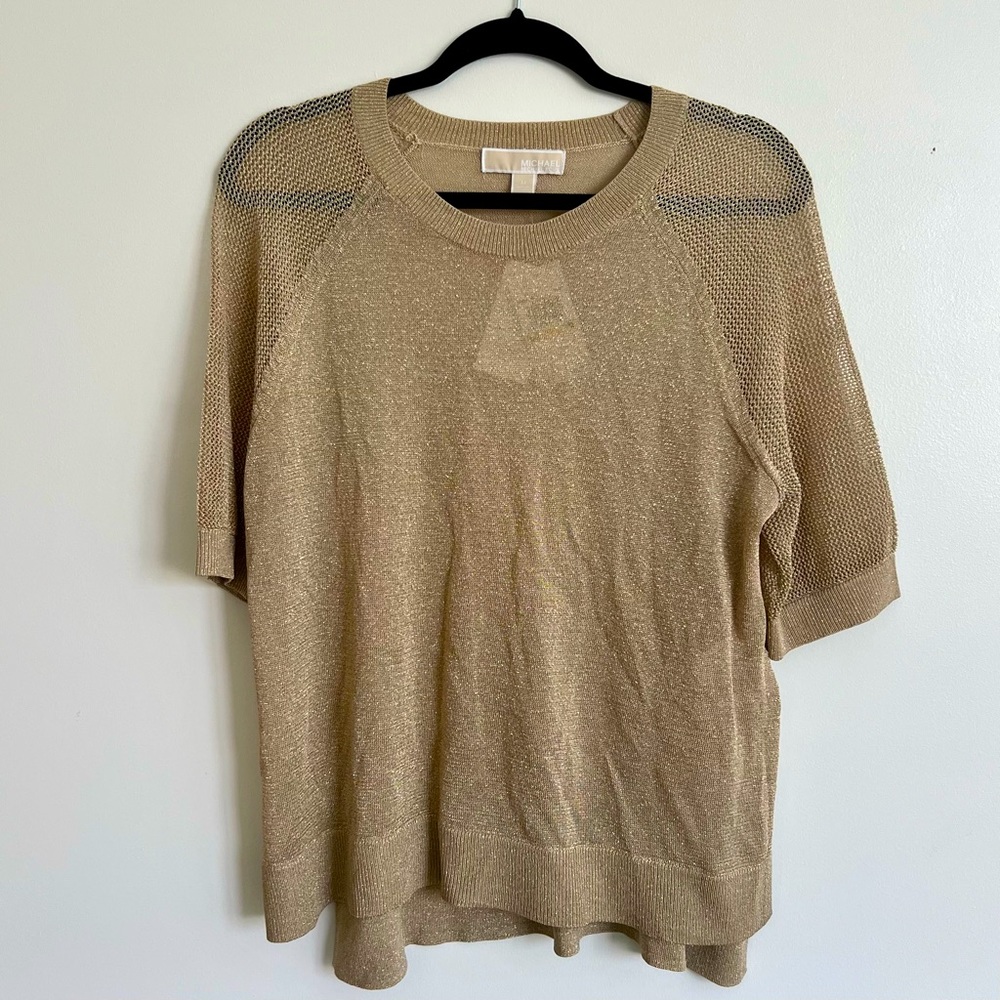 Michael Kors Gold Shirt NWT